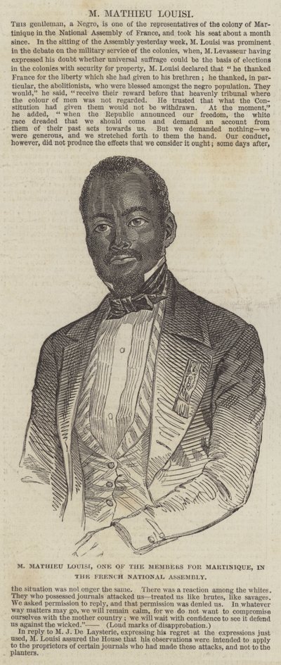 M Mathieu Louisi, Uno de los Miembros de Martinica, en la Asamblea Nacional Francesa de English School